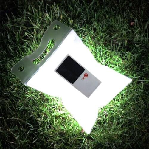 IP67 Solar Light Waterproof Folding Portable Led Bulb Power Charger Camp Tent Bag Night Lighting Fishing Wall Lamp Outdoor