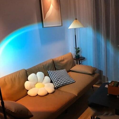 Sunset Lights Night Rotatable Table Lamps Rainbow Atmosphere Led Night for Home Bedroom Living Room Live Background Decoration