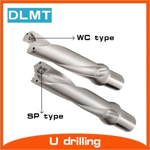 WC-C40-3D-SD41 42 43 44 45-WC08 Drill Type For Wcmt080412 Insert U Drilling Shallow Hole indexable insert drills