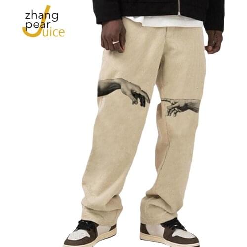 Широкие мужские брюки Zhang Pear Juice China At AliExpress