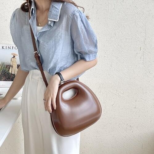 Female bag fashion niche design handbag trend one shoulder messenger crossbody bag for women stereotype box shell bag