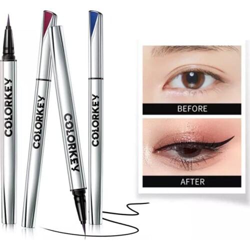 Colorkey Plentiful Colors Liquid Eyeliner Pencil Waterproof Long-lasting Anti-blooming Quick Dry Smooth For Eye Makeup TSLM2