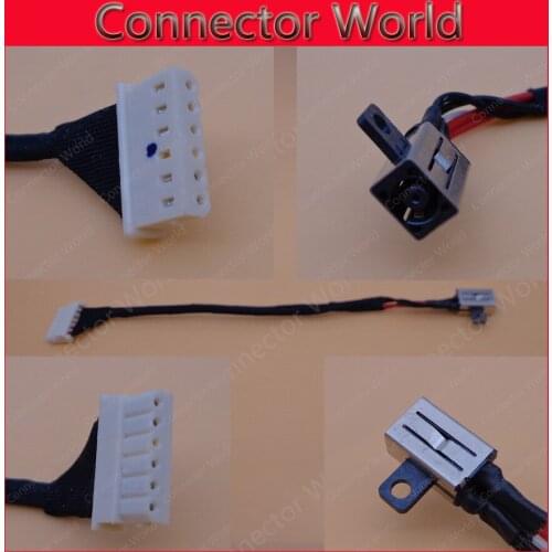 1-20pcs/lot For Dell XPS 12 13 L321X GRM3D DD0D13AD000 DC Power Jack Plug Cable DC Jack with cable socket connector