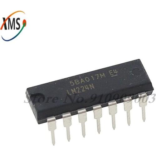 10PCS LM224N DIP14 LM224 Operational amplifier op amp Quad
