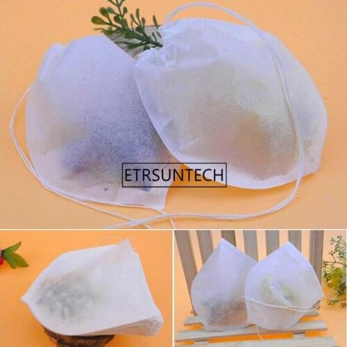 5000pcs Drop Shape Tea Bag Filter Infuser Strainer Paper Bags Heat Seal Teabags with String Tea Bag for Herb Loose Leaf Tea