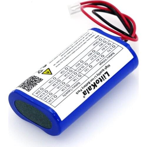 LiitoKala 7.2 V / 7.4 V / 8.4 V 18650 lithium battery 2600 mA Rechargeable battery pack megaphone speaker protection board