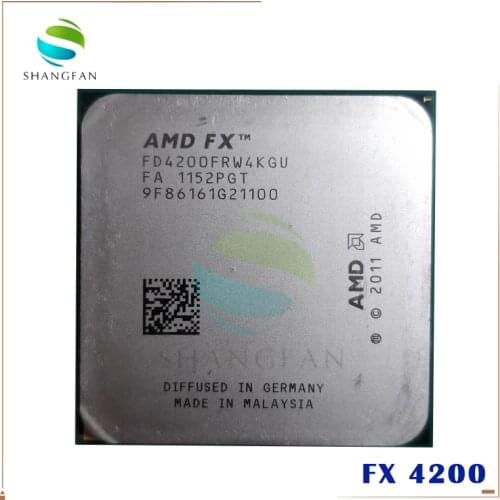 AMD FX-Series FX-4200 FX 4200 3.3 GHz Quad-Core CPU Processor FD4200FRW4KGU Socket AM3