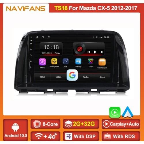 Android 11 DSP RDS Car Auto Radio For Mazda CX5 CX-5 CX 5 2012 2013 - 2017 Multimedia Video Player Stereo BT5.0 Navi GPS 2din 4G