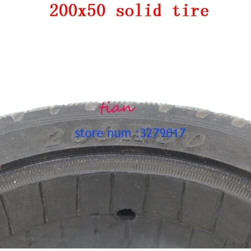 Free shipping Mobility Scooter wheelchair solid tire 200 x 50 (8x2) for Razor E100 E125 E200 Scooter