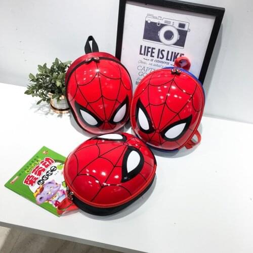 Marvel Spiderman Childrens Backpack Waterproof School Bag Cartoon Satchelbaby Boy Shoulder Bag Baby Girl PVC Cute Bag Kids Gift