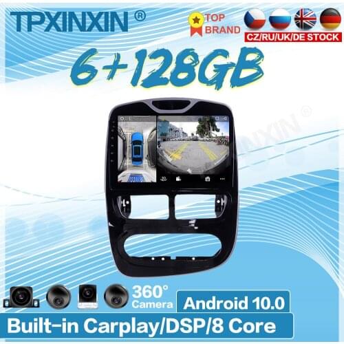 For Renault Clio 2013 2014 2015 Android Stereo 360 HD Auto Surround View Camera Car Multimedia Player Stereo Radio GPS Navigtion