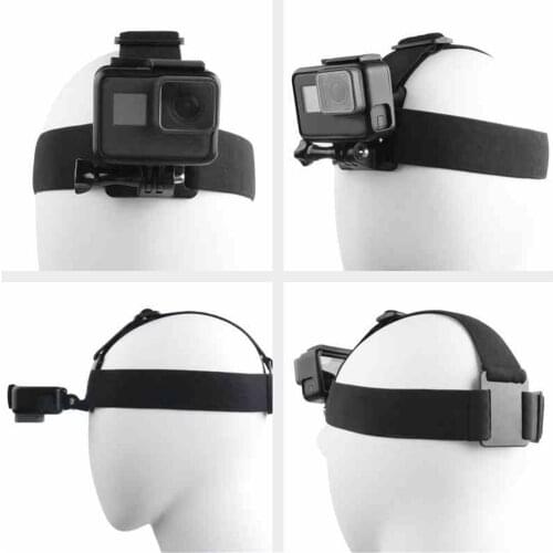 Elastic Adjustable Harness Head Strap Mount Belt for GoPro Hero 1/2/3/4/5/6/7/8 SJCAM Black Action Camera Accessories for GO PRO