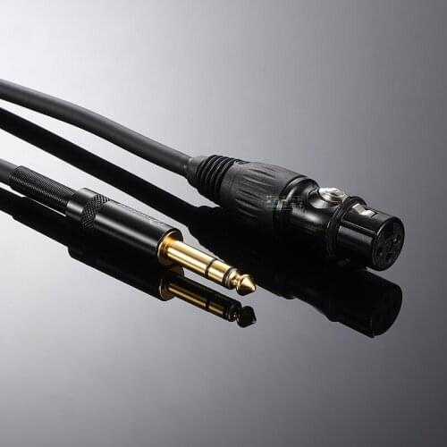 1Pcs Yongsheng customized finished cable audio and video fever XLR female to large three-core 6.5 balanced cable