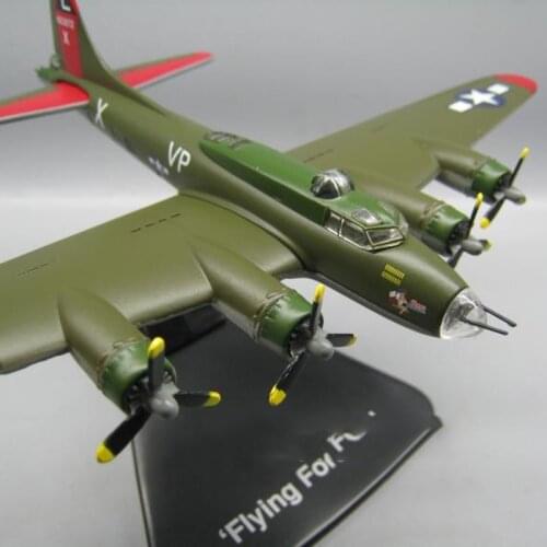 1/144 Scale War II Classic Bomber Boeing B17 retro propeller Aircraft Models Adult Children Airplane Toys Gifts Show Collections