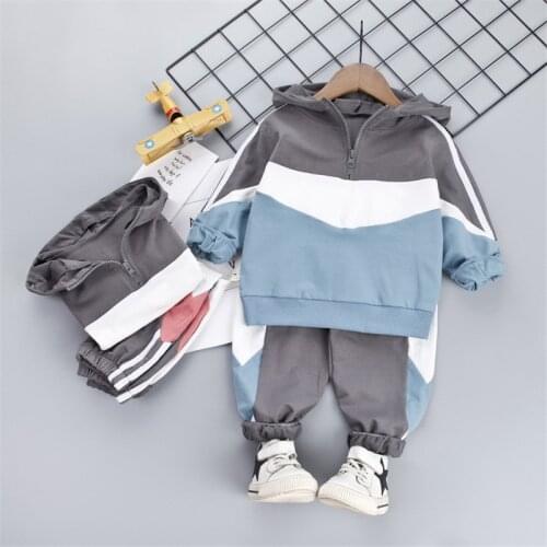 Childrens Clothing sets 2020 Autumn Toddler Boys Clothes Hooded T-shirt+Pants 2pcs Outfits Kids Clothes Suit For Baby Boy