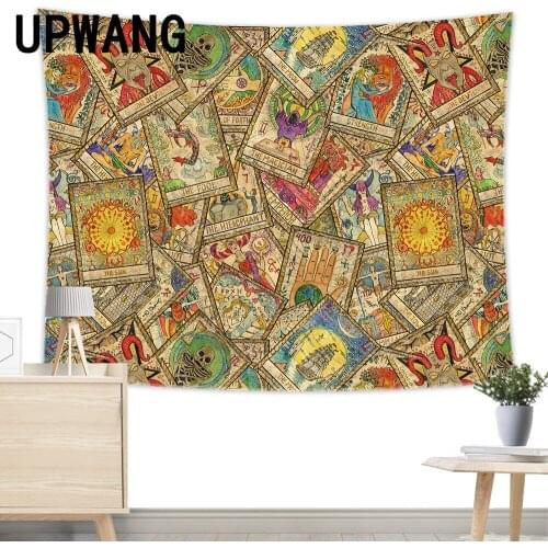 Magic Tarot Tapestry Wall Hanging Sandy Beach Picnic Rug Camping Tent Sleeping Pad Home Decor Bedspread Sheet Wall Cloth