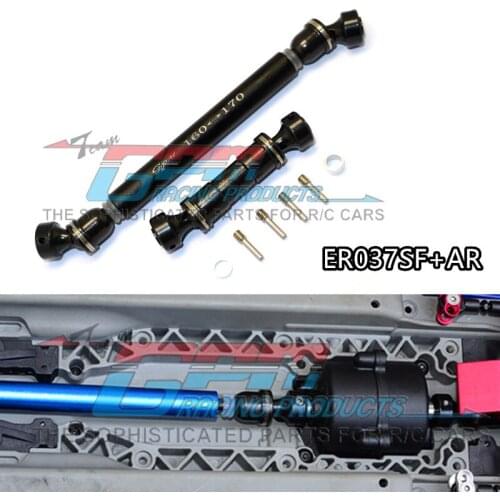GPM 1/10 E-REVO 86086-4 SUMMIT 56076-4 Metal Aluminum alloy tube steel front and rear center drive shaft