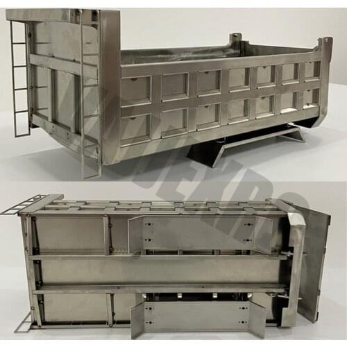 Metal Heavy Cargo Bucket for 1/14 Scale Tamiya Remote Control Tractor Truck 6X6 8X8