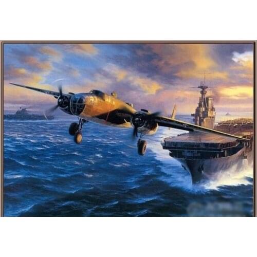 Midway Battle Airplane WW2 America Aircraft Poster Vintage Retro Poster Canvas DIY Wall Paper Posters Home Gift Decoration