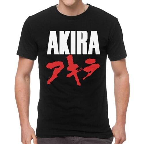 Mens Japan Akira T-Shirt Novelty Neo Tokyo Tshirt Short Sleeve Unique T Shirt Cotton Tee Tops Gift