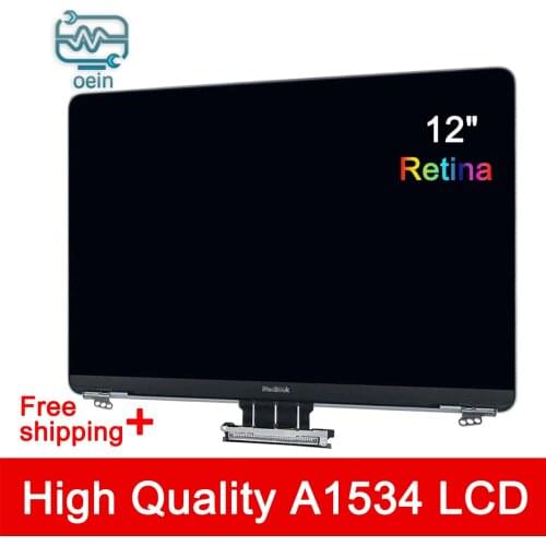 Brand New LCD Screen Display For MacBook Retina 12" A1534 Display Assembly 2015 2016 2017 Year Glass Panel Monitor Replacement