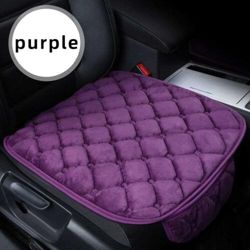 Car seat cushion winter warm anti-skid dustproof breathable car seat cover car plush seat protection cover interior cushion