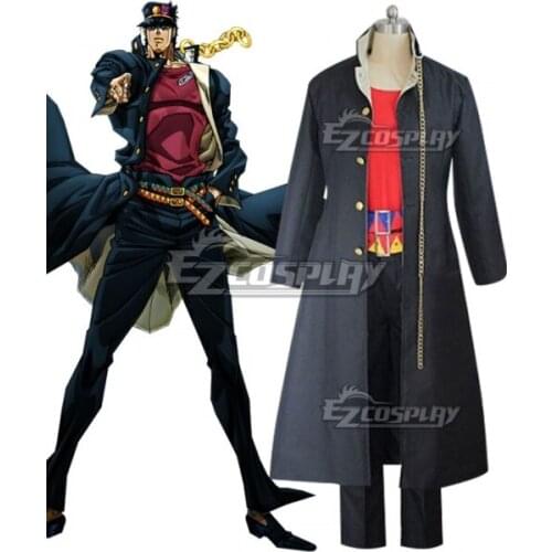 Stardust Crusaders Jotaro Kujo Outfit Halloween Adult Christmas Party Suit Unisex Outfit Carnival Set Cosplay Costume E001