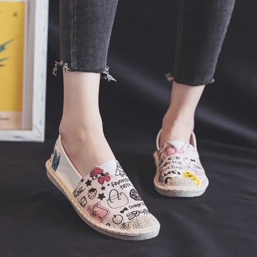 Women Flats Cute Lightweight Ladies Cloth Shoes Breathable Platform Shallow Woman Casual Shoe Female Lazy Comfortable New 2021
