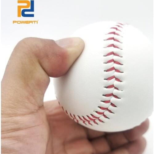 High quality Handmade Baseballs PVC Upper Rubber Inner Soft Baseball Balls Softball Ball Training Exercise Baseball Balls