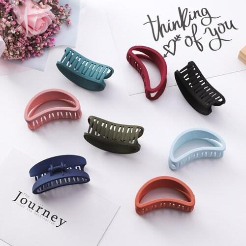 Hair Clips for Women Fashion Simple Frosting Light Hair Pins Student Simplicity Hair Accessories for Women Jewelry Wholesale
