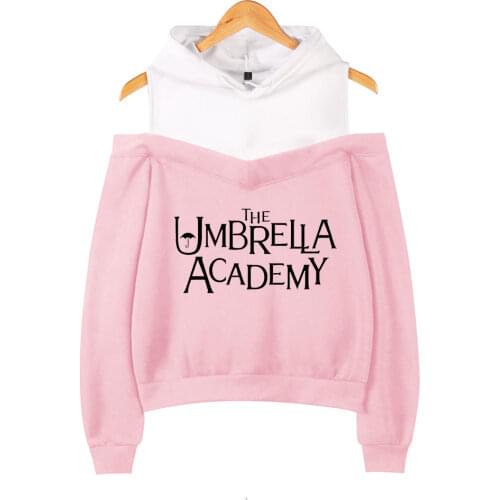 The Umbrella Academy Aesthetic Women Sweatshirts Plus Size 3XL Oversized Hoodies Pullover Off-shoulder Harajuku Tracksuit Top