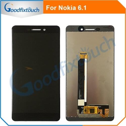 LCD Display For Nokia 6. 1 6 2018 TA-1043 TA-1045 TA-1050 TA-1054 LCD Display Touch Screen Digitizer Assmebly Repair Parts