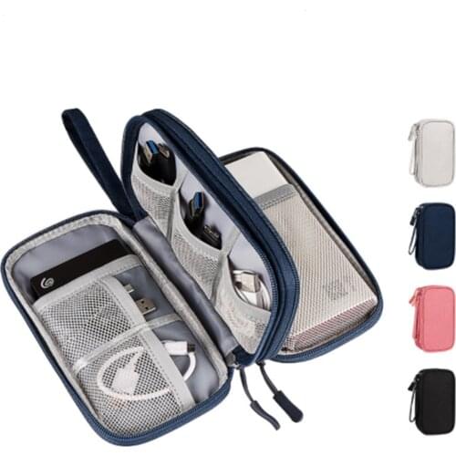1Pcs Electronic Convenient Accessories Travel Organizer Storage Bag Is Suitable For Power Adapter/Charger/Cable/Wireless Mouse