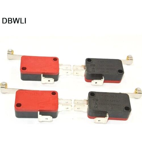 100pcs V-156-1C25 LEVER /ROLLER LIMIT MICRO SWITCH Micro Limit Switch Long Hinge Roller Momentary SPDT Snap Action LOT