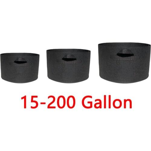 15 20 30 100 Gallon Grow Bags Jardin Growing Plant Tree Pots Strawberry Home Garden plants Large Fabric Vegetable