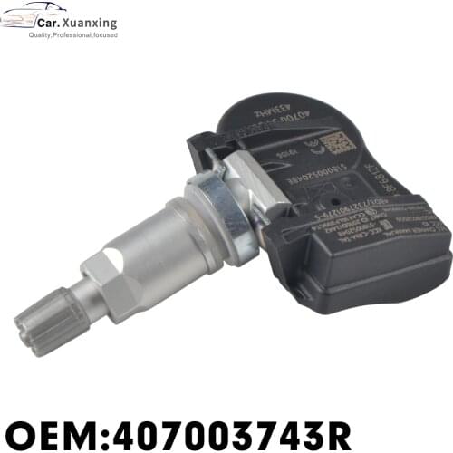 407003743R Tire Pressure Sensor Monitoring System 433MHz TPMS For Renault Megane For Laguna Fluence S180052064A