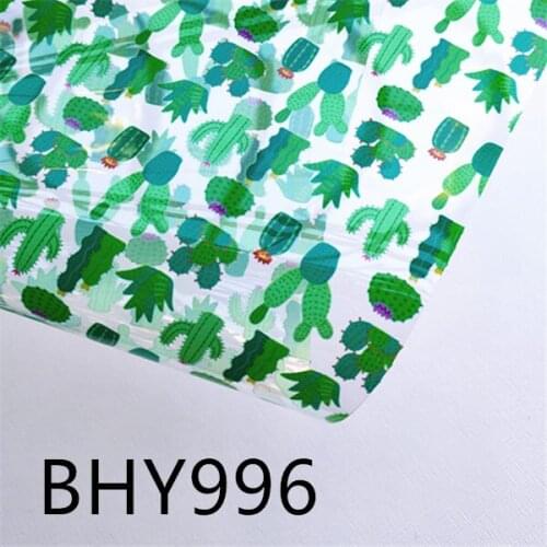A4 20*33CM print cartoon Transparent UV clear print pvc fabric for DIY accessories BHY996
