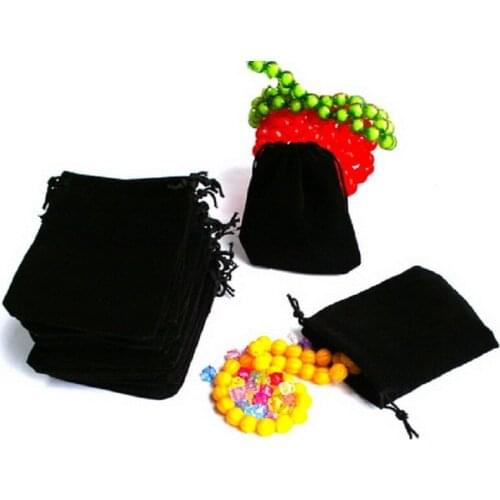 High Quality 7x9cm/10x12cm 5pcs Velvet Drawstring Pouch Bag/Jewelry Bag Great Color Choice Christmas/Wedding Gift Bag