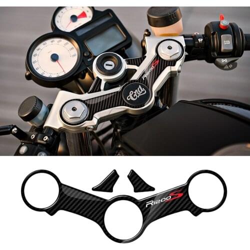 For BMW Motorrad R1200S 2006-2010 3D Carbon-look Upper Triple Yoke Defender