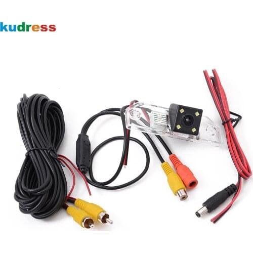 For Ford Focus 2008 2009 2010 2011 CCD Car Rear View Camera Backup Reverse Rearview Camera 4 LED Night Vision Parking Assistance