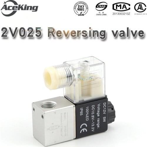Solenoid valve 2-bit 2-way solenoid reversing valve 2-hole valve normally closed DC24V AC220 fluid control pneumatic valve