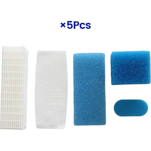 5pcs for Thomas Twin / Genius Kit Hepa Filter for Thomas 787203 Vacuum Cleaner Parts Twin Aquafilter Genius Aquafilter Filters