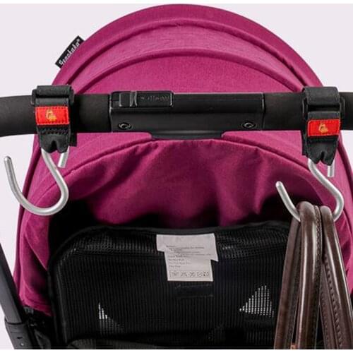 Hot Sale Baby Stroller Car Hook Accessories Aluminum Baby Car Carriage Hooks Hanger Hanging Pushchair Stroller Accessories