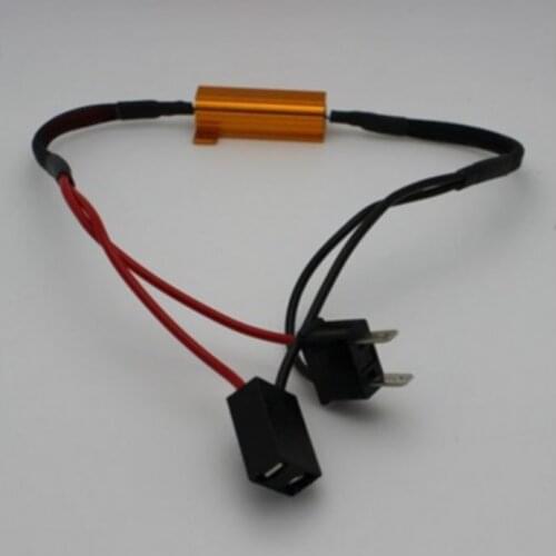 H7 Headlight Load Resistor Fog Lamps Bulb Decoder LED Canbus Warning 50W 8Ohm