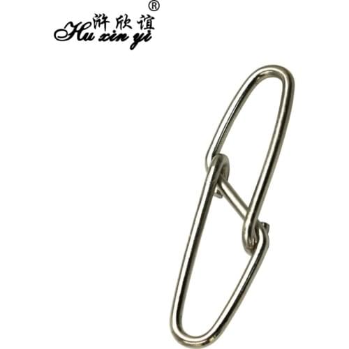 HXY PCS(200 100) SIZE(7 6 5 4 3 2 1 0) Diamond insurance snap fishing tackle fishing hook connector fishing accessories tackle