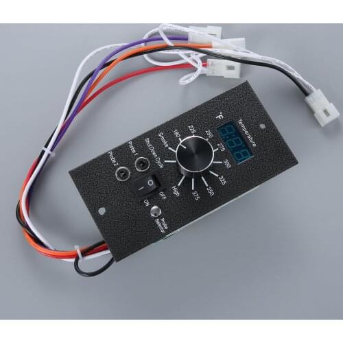 Digital Thermostat Kit/Digital Control Board 2 Meat Probes Holes Fit for Traeger Wood Pellet BBQ Grills Kitchen Cooking Meat