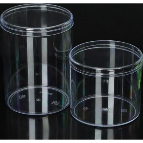 Round Square Plastic Transparent Storage Box Jewelry Beads Fishing Accessories Candy Box