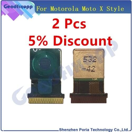 Phone Camera Modules For Motorola Moto X Style XT1570 XT1572 New Original Back Rear Camera Big Main Camera Module Flex Cable