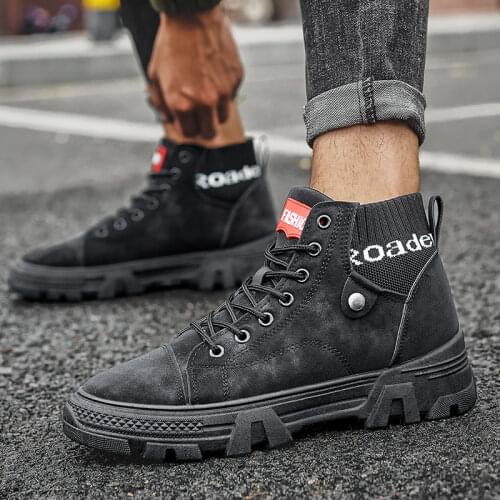 Mens Loafers Tracking Genuine Leather Sneakers Best Selling Vulcanise Shoes Increase Philipp Square Shoes Garcon Tennis Daily