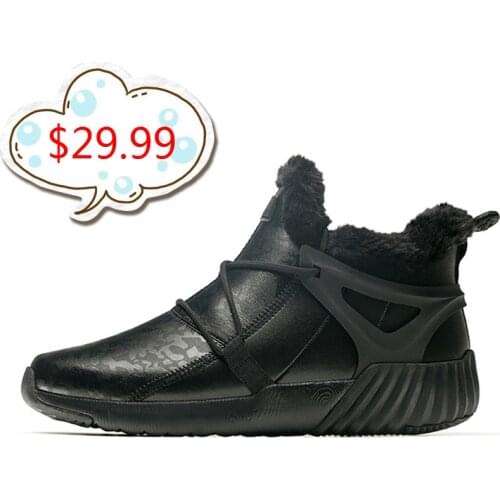 ONEMIX Men Shoes Winter Boots Warm Wool Sneakers Outdoor Unisex Athletic Sport Shoes Comfortable Running Shoes Size EU36-45